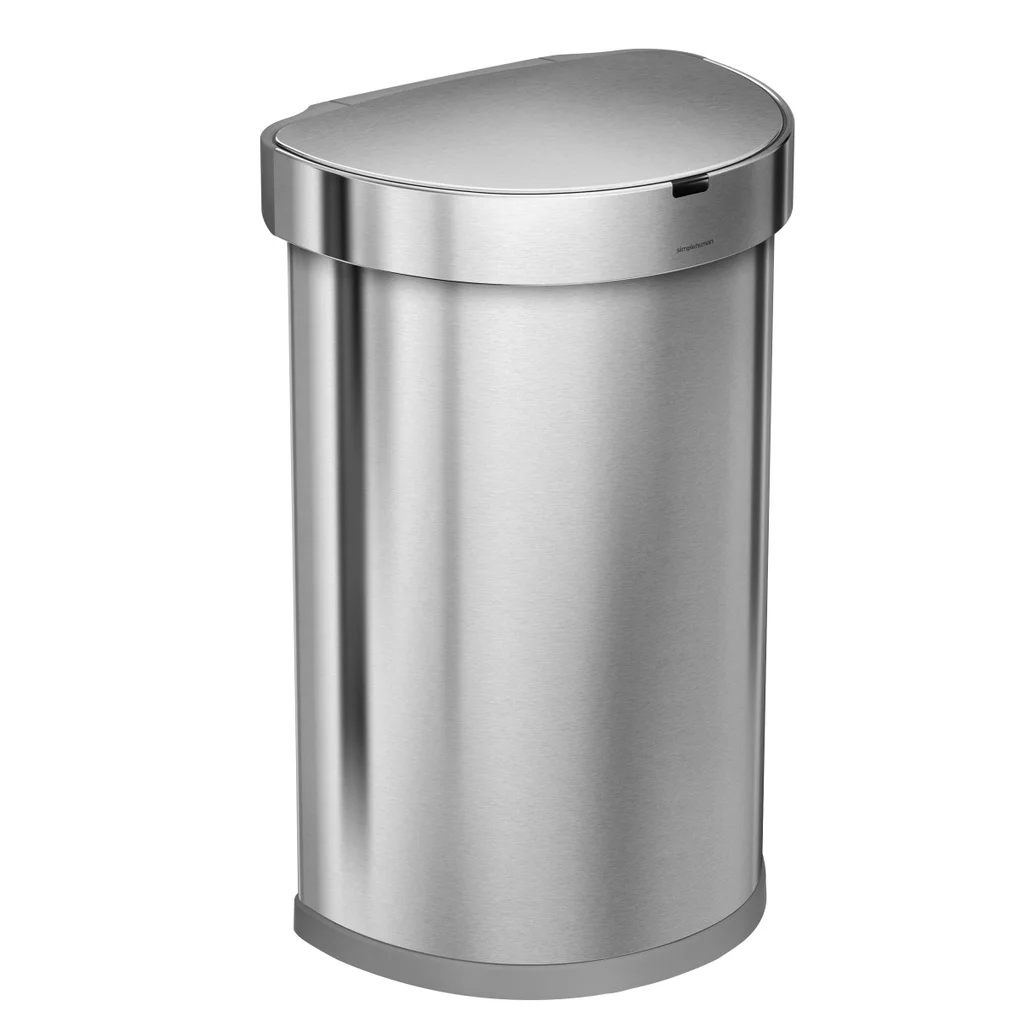 simplehuman 45L Semi Round Sensor Can